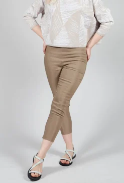 Cropped Pull On Trousers