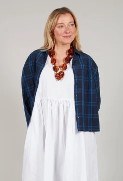Cropped Shirt in Denim