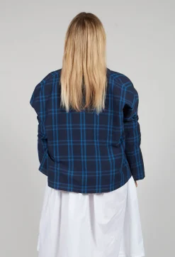 Cropped Shirt in Denim