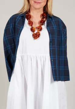 Cropped Shirt in Denim