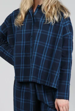 Cropped Shirt in Denim