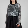 Cropped Shirt in Steppe Black