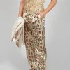 Cropped Trousers in Petite Fleurs