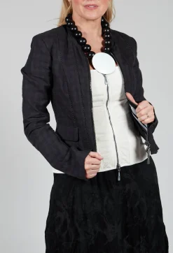 Cropped Utility Jacket in Coal
