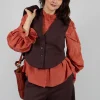 Cropped Waistcoat in Java