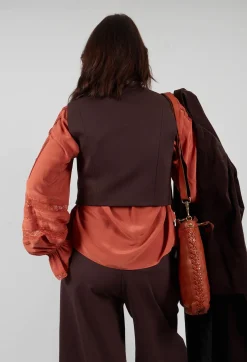 Cropped Waistcoat in Java