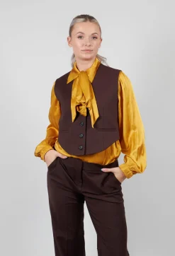 Cropped Waistcoat in Java