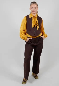 Cropped Waistcoat in Java