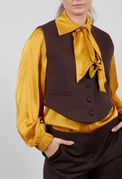 Cropped Waistcoat in Java