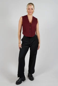 Cropped Waistcoat in Rumba