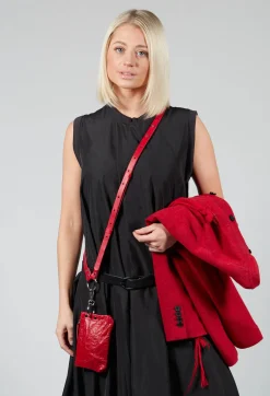 Cross Body Mini Bag in Red