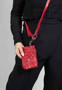 Cross Body Mini Bag in Red