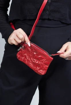 Cross Body Mini Bag in Red