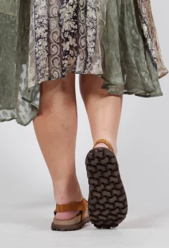 Crossover Sandals in London Camel