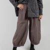 Cuffed Hem Trousers in Iron