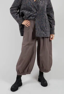 Cuffed Hem Trousers in Iron