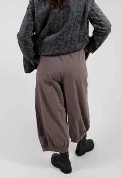 Cuffed Hem Trousers in Iron