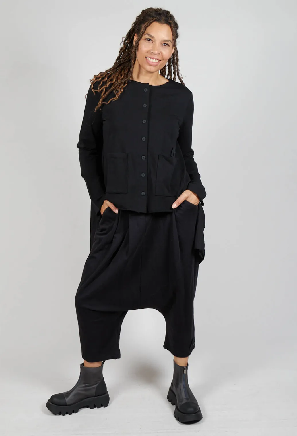 Curtain Jacket in Black