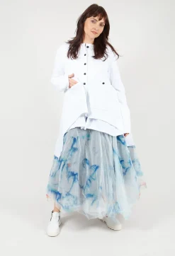 Curtain Jacket in White