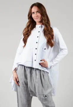 Curtain Jacket in White