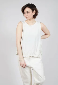 Curved Sleeveless Top in Galaxy