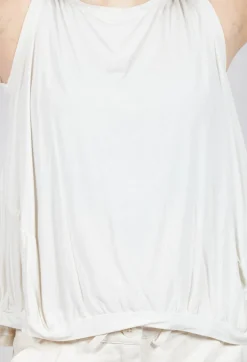 Curved Sleeveless Top in Galaxy