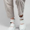 Cut Out Boots in Taurus Bianco