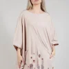 Cut-Out Top in Beige