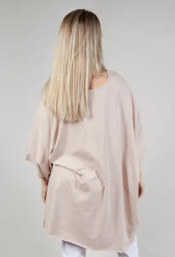 Cut-Out Top in Beige