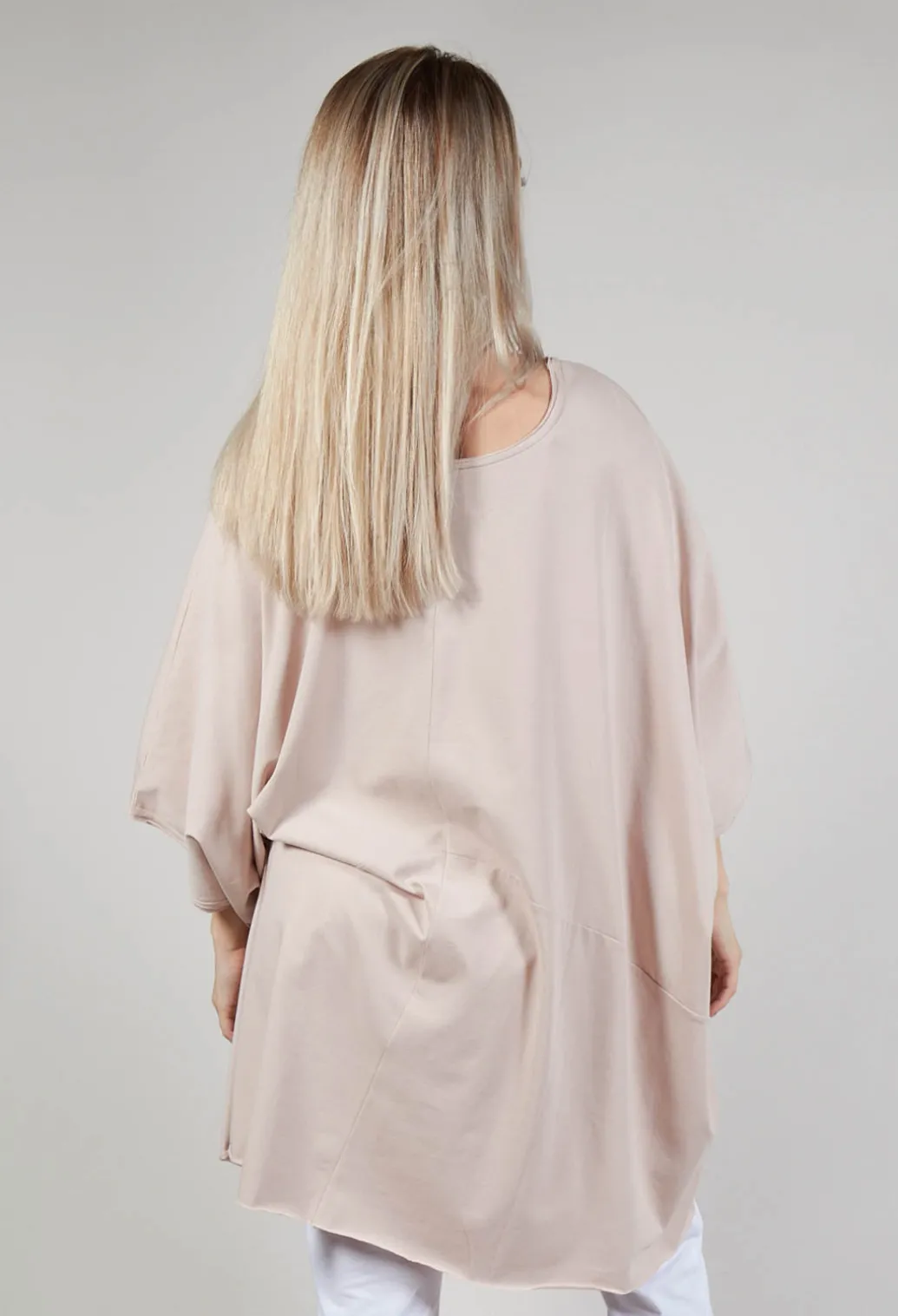 Cut-Out Top in Beige