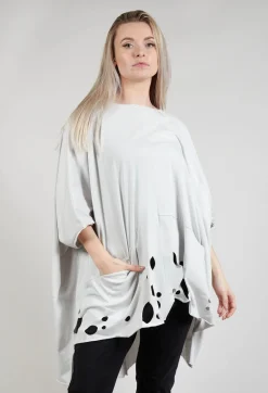 Cut-Out Top in Silver