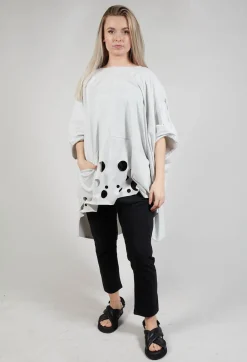 Cut-Out Top in Silver