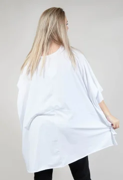 Cut-Out Top in White