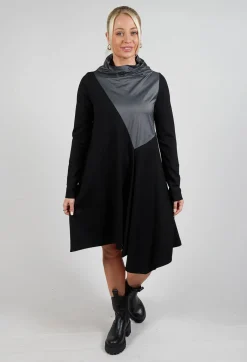 Cvek Dress in Black and Grey