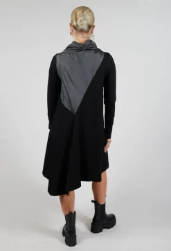 Cvek Dress in Black and Grey