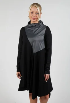 Cvek Dress in Black and Grey