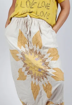Dailn Quiltwork Trousers in Moonlight