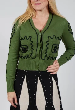 Dalva Cardigan in Kaki