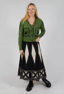 Dalva Cardigan in Kaki