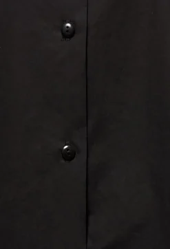 Dansholmen Shirt with Cut Out Shoulders in Black