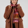 Decorative Cotton Scarf in Orchid