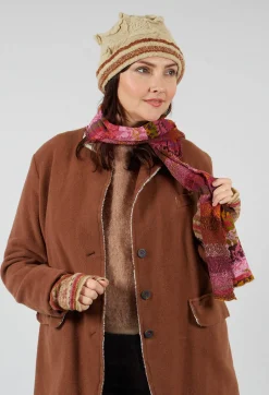 Decorative Cotton Scarf in Orchid