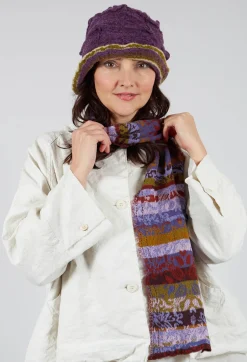 Decorative Cotton Scarf in Periwinkle