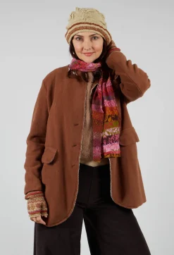 Decorative Cotton Scarf in Orchid