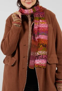 Decorative Cotton Scarf in Orchid