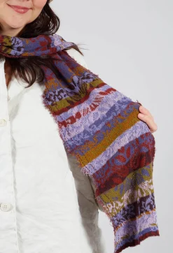 Decorative Cotton Scarf in Periwinkle