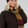 Decorative Wool Beanie in Olive