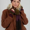 Decorative Wool Beanie in Grape