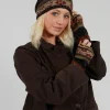 Decorative Wool Beanie in Charcoal