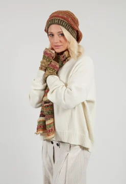 Decorative Wool Gloves in Greige